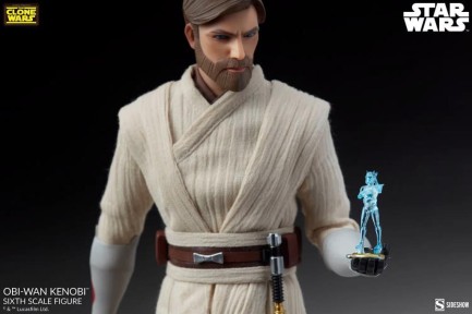 Sideshow Collectibles Obi-Wan Kenobi The Clone Wars Animation Sixth Scale Figure - 100463 - Thumbnail