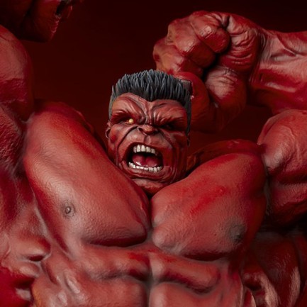 Sideshow Collectibles - Sideshow Collectibles Red Hulk (Thunderbolt Ross) Store Exclusive Premium Format Figure 3008663 Marvel / Sideshow Hulk Collection (ÖN SİPARİŞ)