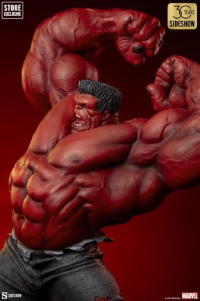 Sideshow Collectibles Red Hulk (Thunderbolt Ross) Store Exclusive Premium Format Figure 3008663 Marvel / Sideshow Hulk Collection (ÖN SİPARİŞ) - Thumbnail