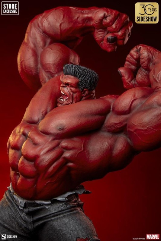 Sideshow Collectibles Red Hulk (Thunderbolt Ross) Store Exclusive Premium Format Figure 3008663 Marvel / Sideshow Hulk Collection (ÖN SİPARİŞ)