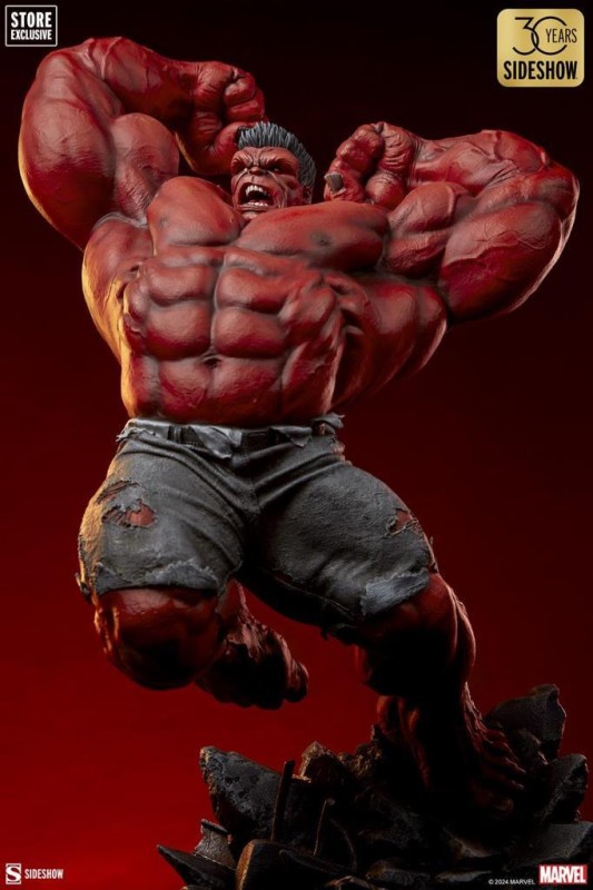 Sideshow Collectibles Red Hulk (Thunderbolt Ross) Store Exclusive Premium Format Figure 3008663 Marvel / Sideshow Hulk Collection (ÖN SİPARİŞ)