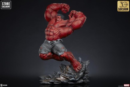 Sideshow Collectibles Red Hulk (Thunderbolt Ross) Store Exclusive Premium Format Figure 3008663 Marvel / Sideshow Hulk Collection (ÖN SİPARİŞ) - Thumbnail