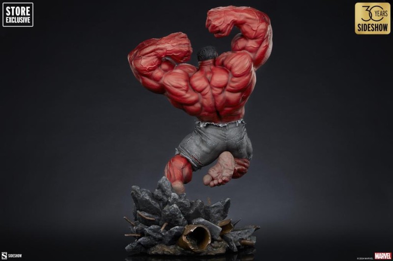 Sideshow Collectibles Red Hulk (Thunderbolt Ross) Store Exclusive Premium Format Figure 3008663 Marvel / Sideshow Hulk Collection (ÖN SİPARİŞ)