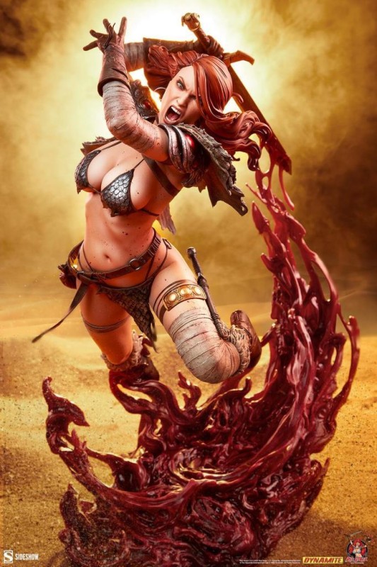 Sideshow Collectibles Red Sonja: A Savage Sword Premium Format Figure 300813 Dynamite / Red Sonja (ÖN SİPARİŞ)