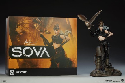 Sideshow Collectibles Sova Statue (Adi Granov) 300772 - Thumbnail