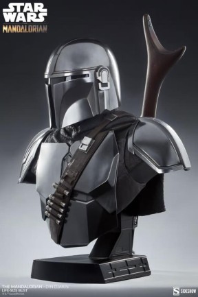 Sideshow Collectibles The Mandalorian / Din Djarin 1:1 Life-Size Bust / Star Wars / The Mandalorian - 400374 - Thumbnail