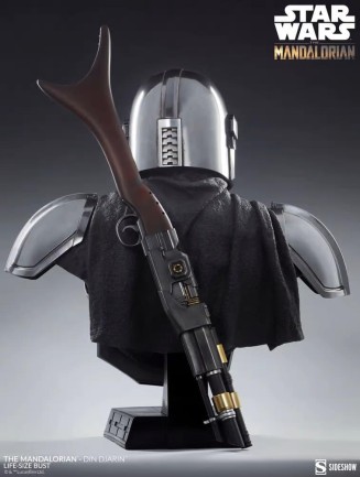 Sideshow Collectibles The Mandalorian / Din Djarin 1:1 Life-Size Bust / Star Wars / The Mandalorian - 400374 - Thumbnail