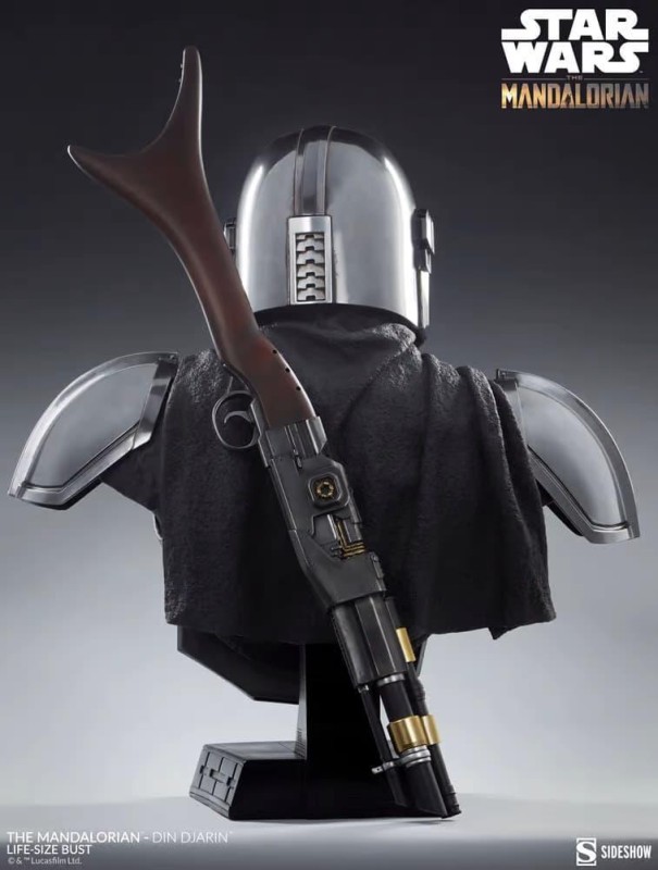 Sideshow Collectibles The Mandalorian / Din Djarin 1:1 Life-Size Bust / Star Wars / The Mandalorian - 400374