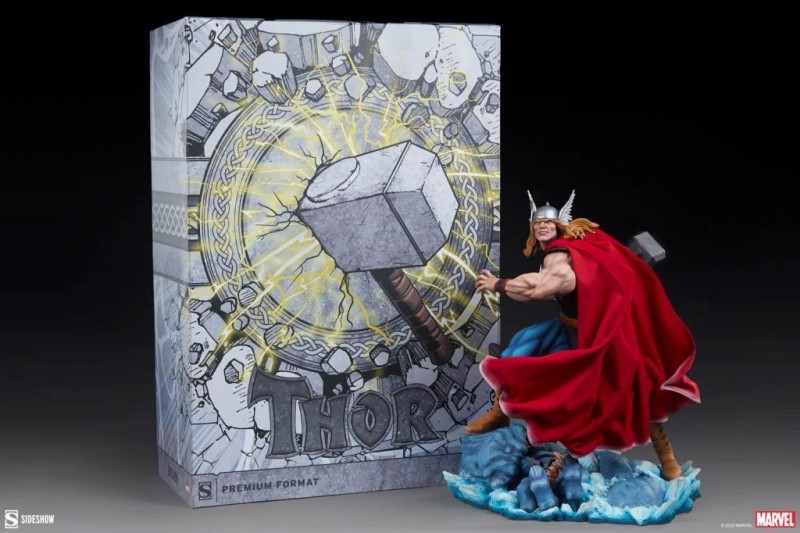 Sideshow Collectibles Thor Premium Format Figure 300767 Marvel Comics / Jotunheim Frost Giant Slayer