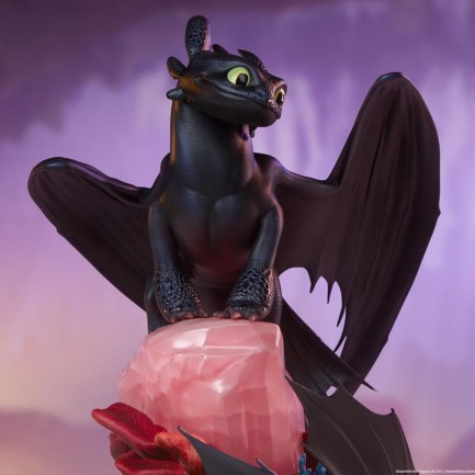 Sideshow Collectibles - Sideshow Collectibles Toothless ( Crystalline Caverns ) Statue 200615 / How to Train Your Dragon