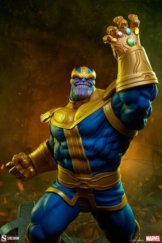 Sideshow Marvel Comics Avengers Assemble Thanos (Classic Version) Statue