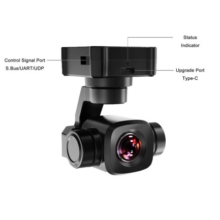 SIYI A8 mini 4K 8MP Ultra HD 6X Digital Zoom Gimbal Camera - Thumbnail