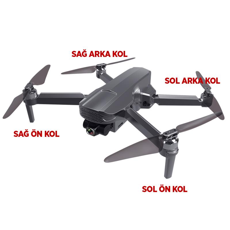 SJRC F11 Pro / F11S 4K Drone İçin Sağ Ön Motor Kolu Arm (Teknik Servis Ürünüdür-Montaj İçin Fiyat Alınız)