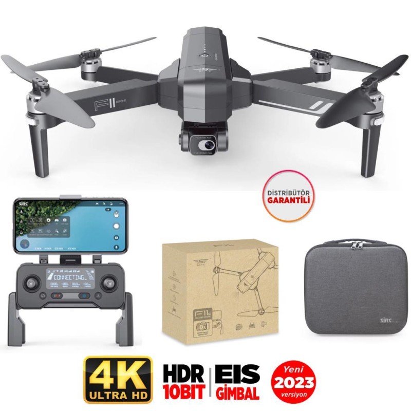 SJRC F11S Pro 4K Kameralı Drone Seti - 3 KM Menzil - 26 Dakika Uçuş Süresi + Çanta + EIS Stabilizasyon