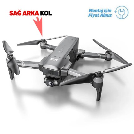 SJRC - SJRC F22S Pro 4K Drone İçin Sağ Arka Motor Kolu Arm (Teknik Servis Ürünüdür-Montaj İçin Fiyat Alınız)