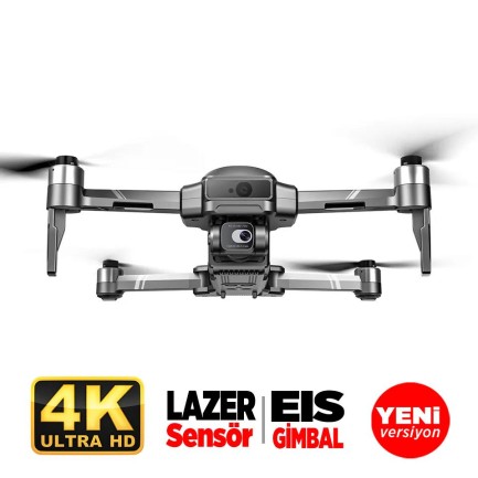 SJRC F22S Pro 4K Kameralı Drone Seti - 3.5 KM Menzil - Engel Algılama + 35 Dakika Uçuş Süresi + Çanta + EIS Stabilizasyon - Thumbnail