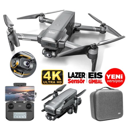 SJRC F22S Pro Combo 4K Kameralı Drone Seti - 2 Batarya - 3.5 KM Menzil - Engel Algılama + 35 Dakika Uçuş Süresi + Çanta + EIS Stabilizasyon - Thumbnail