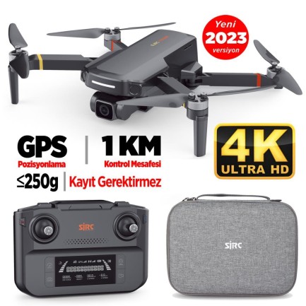 SJRC - SJRC F5s Pro 4K Kameralı Drone Seti - 1KM Menzil - 30 Dakika Uçuş Süresi + Çanta + (249GR - SİVİL HAVACILIK KAYDI GEREKTİRMEZ)