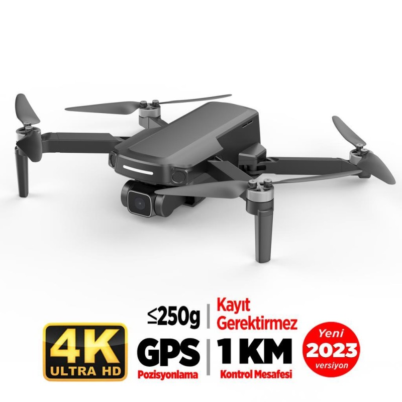 SJRC F5s Pro 4K Kameralı Drone Seti - 1KM Menzil - 30 Dakika Uçuş Süresi + Çanta + (249GR - SİVİL HAVACILIK KAYDI GEREKTİRMEZ)