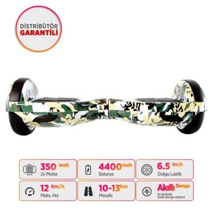 Smart Balance - Smart Balance N3S Elektrikli Kaykay Hoverboard Scooter Self Balancing 6.5 Inch Grafity Desenli Kasa 07