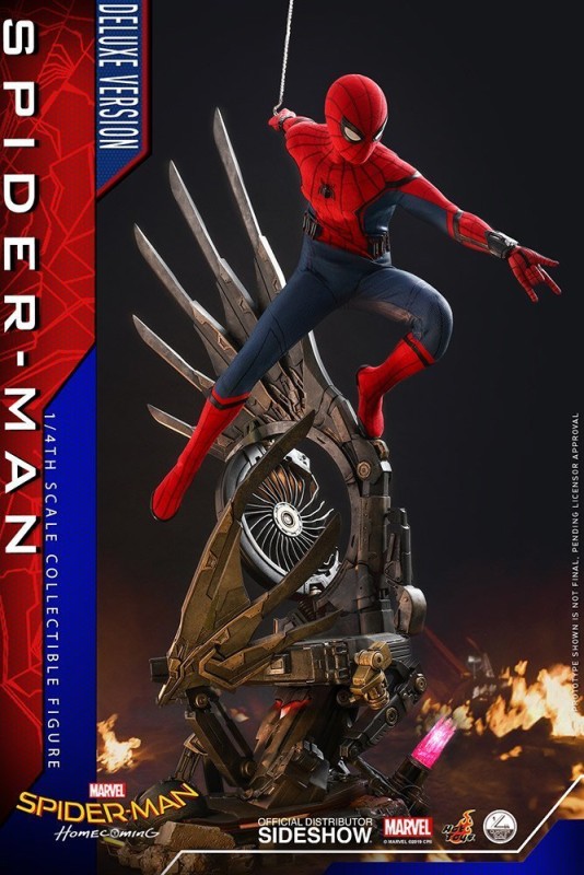 Hot Toys Spider-Man (Deluxe Version) Quarter Scale Figure - 904920 - Marvel Comics / Spider-Man : Homecoming