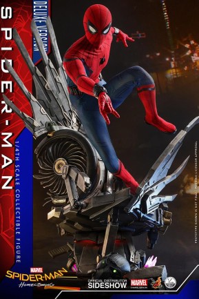 Hot Toys Spider-Man (Deluxe Version) Quarter Scale Figure - 904920 - Marvel Comics / Spider-Man : Homecoming - Thumbnail