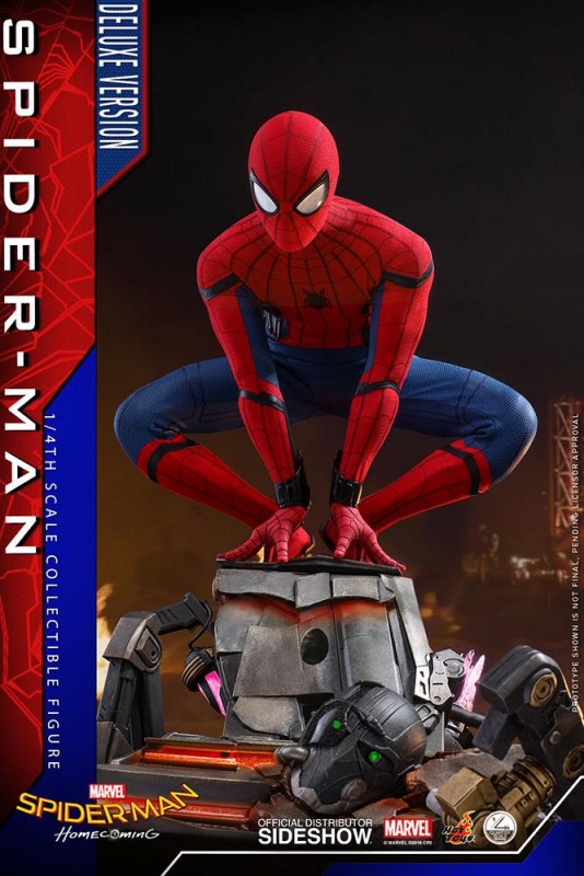 Hot Toys Spider-Man (Deluxe Version) Quarter Scale Figure - 904920 - Marvel Comics / Spider-Man : Homecoming