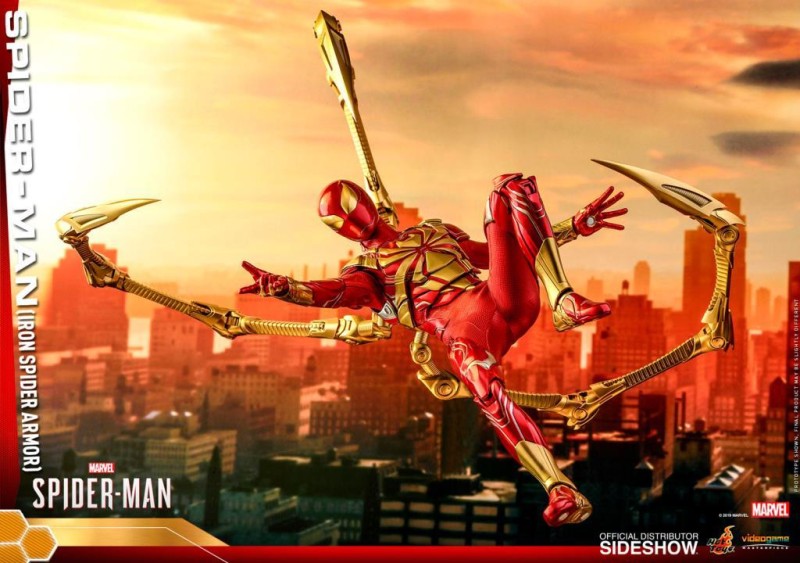 Hot Toys Spider-Man (Iron Spider Armor) Sixth Scale Figure 904935