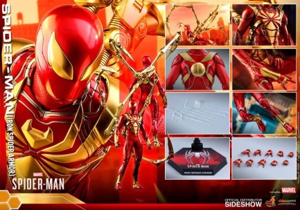 Hot Toys Spider-Man (Iron Spider Armor) Sixth Scale Figure 904935 - Thumbnail