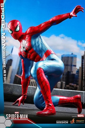 Hot Toys Spider-Man (Spider Armor MK IV Suit) Sixth Scale Figure 906512 - Thumbnail