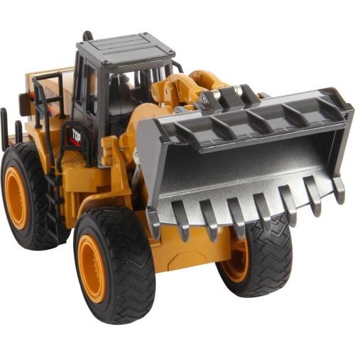 HUINA 1/40 Yüksek Kalite Ekskavatör Buldozer Kamyon İş Makinası 1913 - Sergilenmeye Hazır Diecast Metal ( Kumandalı Değildir )