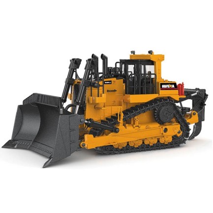 HUINA - HUINA 1/40 Yüksek Kalite Detaylı Ekskavatör Buldozer İş Makinası 1700 - Sergilenmeye Hazır Diecast Metal ( Kumandalı Değildir )