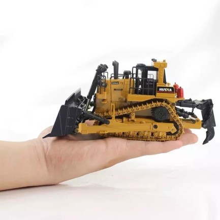 HUINA 1/40 Yüksek Kalite Detaylı Ekskavatör Buldozer İş Makinası 1700 - Sergilenmeye Hazır Diecast Metal ( Kumandalı Değildir ) - Thumbnail