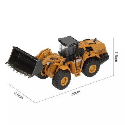 HUINA 1/50 Ekskavatör Buldozer Kazıcı İş Makinası 1714-2 - Sergilenmeye Hazır Diecast Metal ( Kumandalı Değildir ) - Thumbnail