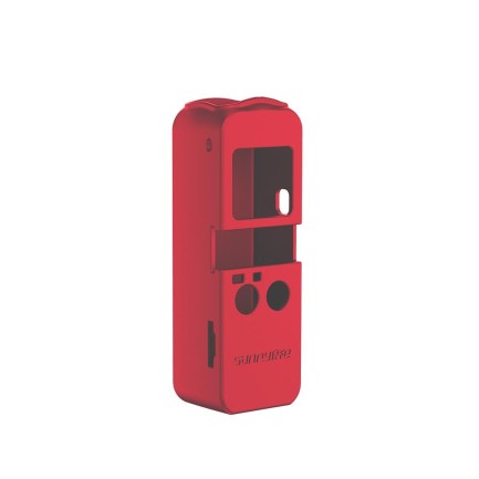 SUNNYLIFE - DJI Pocket 2 Gimbal Kamera Kırmızı Silikon Koruma Kabı