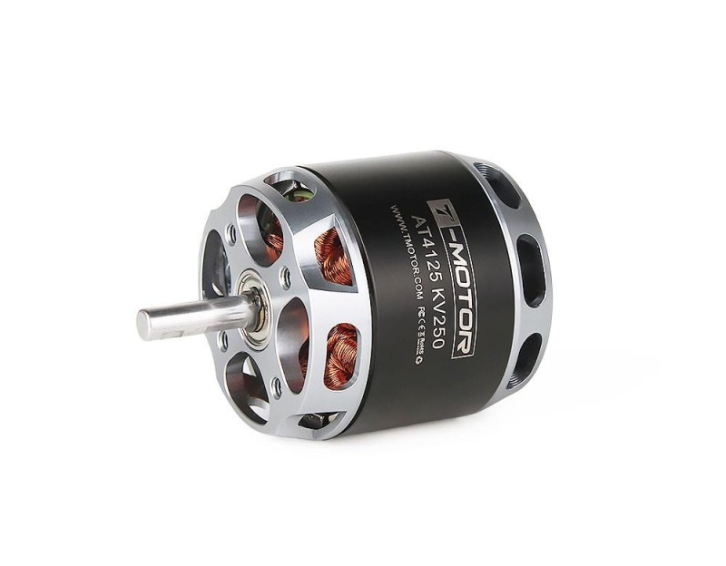 T-Motor AT4125 250KV Sabit Kanat VTOL UAV Quadcopter Drone Uzun Şaft Brushless Motor