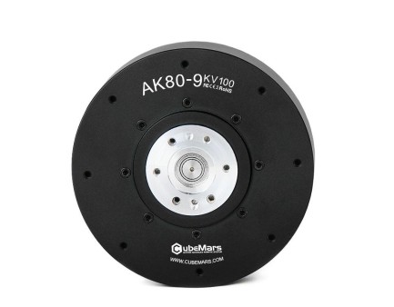 T-MOTOR - T-Motor CubeMars AK80-9 100KV Yüksek Verimli Aktüatör Brushless Tork Motor Lower Cogging Joint Motor (Robotik , Kodlama , )