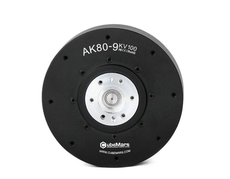 T-Motor CubeMars AK80-9 100KV Yüksek Verimli Aktüatör Brushless Tork Motor Lower Cogging Joint Motor (Robotik , Kodlama , )