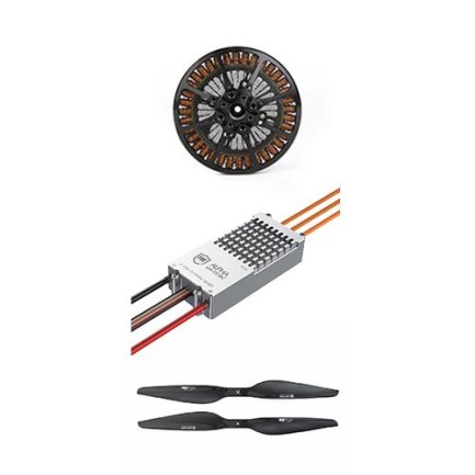 T-MOTOR - T-Motor Drone Multikopter Multirotor Arm Kol Set 640MM - U8Lite KV85 Motor + Alpha 60A HV Esc (Motor+ESC-2pcs)