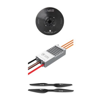 T-MOTOR - T-Motor U8 II 100KV Motor + Alpha 60A HV Esc + G 28x9.2 Pervane Set