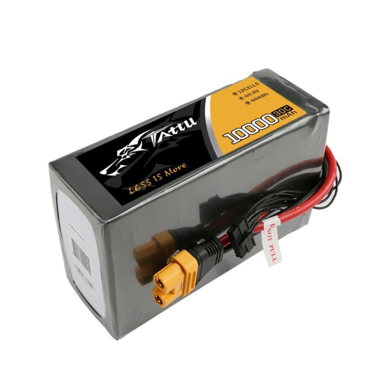 Tattu 12S 30C 10000mAh 44.4V Lityum Polimer Li-Po Lipo Batarya Drone Pil