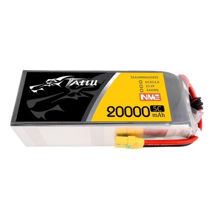 Tattu 20000mAh 22.2V 6S NMC Semi-Solid State Lityum Polimer Li-Po Lipo Batarya Drone Pil - Thumbnail