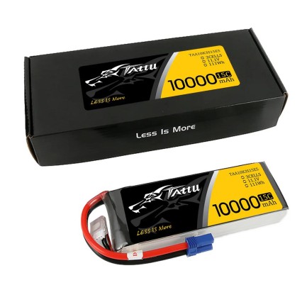 Tattu 3S 10000mAh 11.1V 15C Lityum Polimer Li-Po Lipo Batarya Drone Pil - Thumbnail