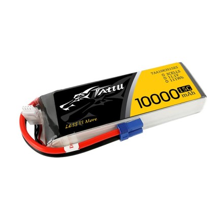 Tattu 3S 10000mAh 11.1V 15C Lityum Polimer Li-Po Lipo Batarya Drone Pil - Thumbnail