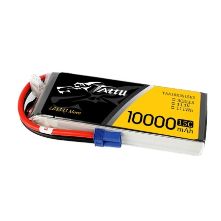 Tattu 3S 10000mAh 11.1V 15C Lityum Polimer Li-Po Lipo Batarya Drone Pil - Thumbnail