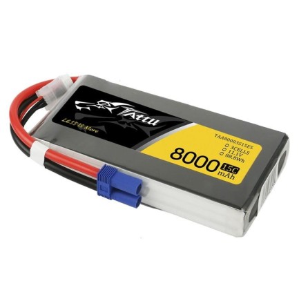 Tattu 3S 8000mAh 11.1V 15C Lityum Polimer Li-Po Lipo Batarya Drone Pil - Thumbnail