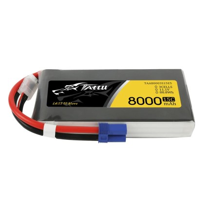 Tattu 3S 8000mAh 11.1V 15C Lityum Polimer Li-Po Lipo Batarya Drone Pil - Thumbnail