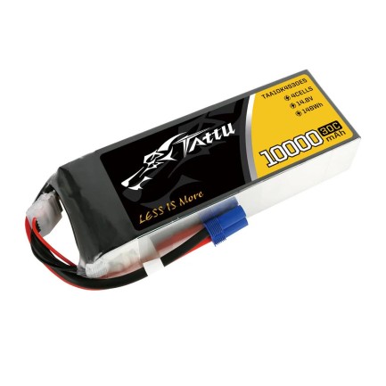 Tattu 4S 10000mAh 14.8V 30C Lityum Polimer Li-Po Lipo Batarya Drone Pil - Thumbnail