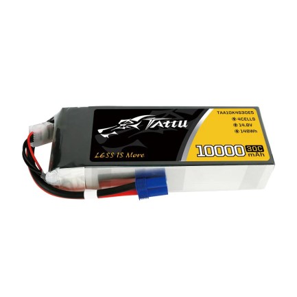 Tattu 4S 10000mAh 14.8V 30C Lityum Polimer Li-Po Lipo Batarya Drone Pil - Thumbnail