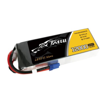 Tattu 4S 12000mAh 14.8V 30C Lityum Polimer Li-Po Lipo Batarya Drone Pil - Thumbnail